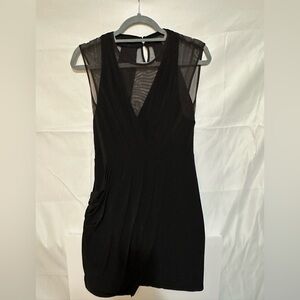 BCBG Maxazria | Size S |Elegant Black Cocktail Dress
